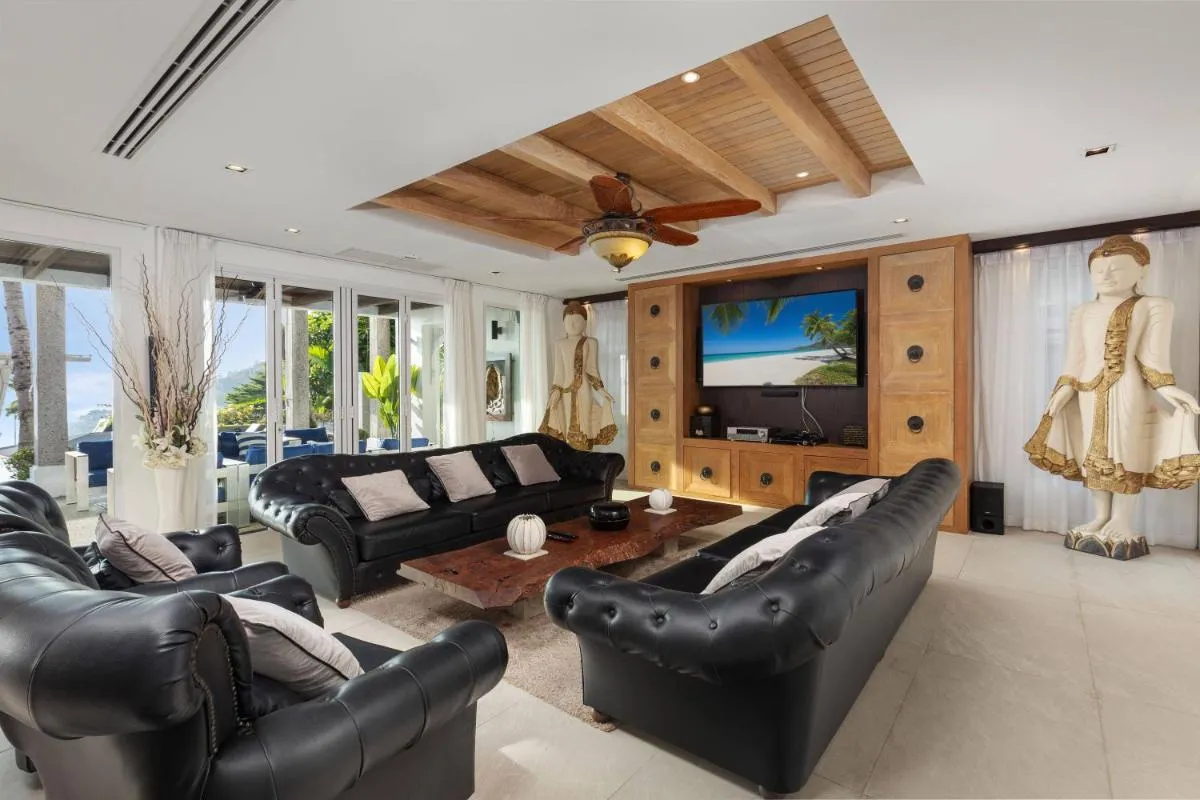 Image 4 of Spectacular Ocean Views 8BR Pool Villa Sawan in Patong! Relax & Play – Billiard, Table football, Gym & Sauna!