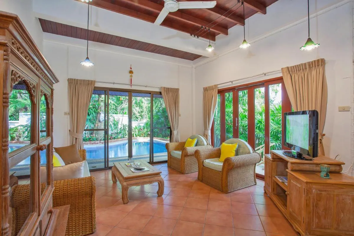 Image 4 of Traditional Thai Villa Nikkie in Tropical Nature, 4BR & Pool, near Rawai Beach