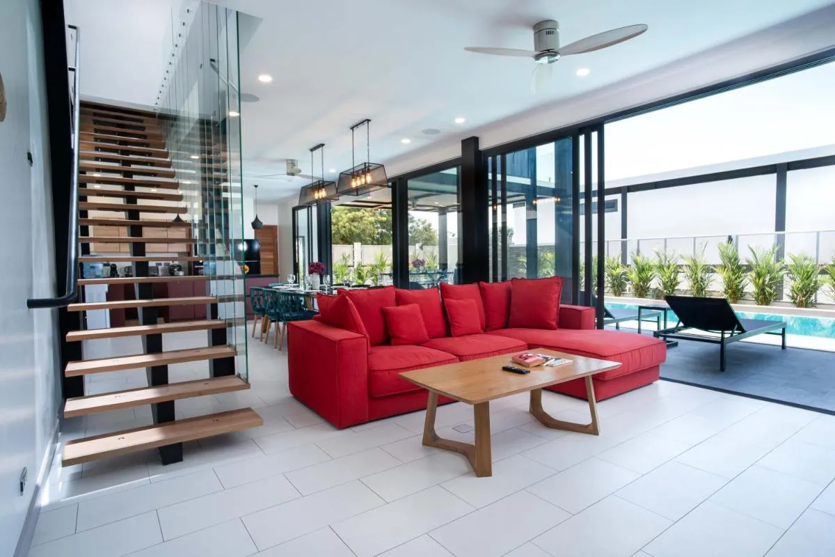 Image 1 of Trendy Loft-style 4BR Pool Villa Sunset Garden 7